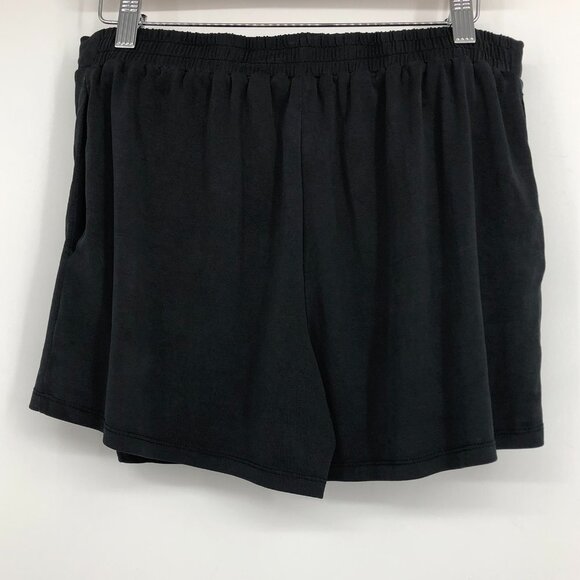 Splendid Black Micro Mini Skirt elastic waist attached shorts (skort) SP - Picture 3 of 16